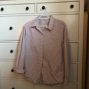Aritzia Babaton stripped button-down